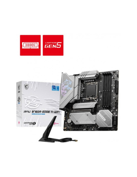 MSI MPG B760M Edge Ti WiFi Micro-ATX Socket Intel 1700