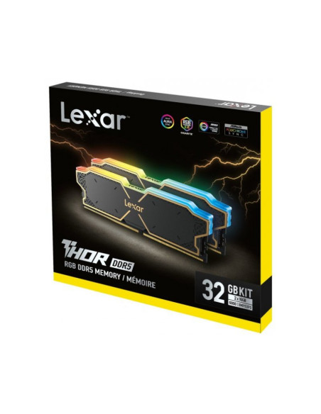 Lexar Thor RGB 32GB (2x16GB) DDR5 6000MHz CL38 Memoria RAM