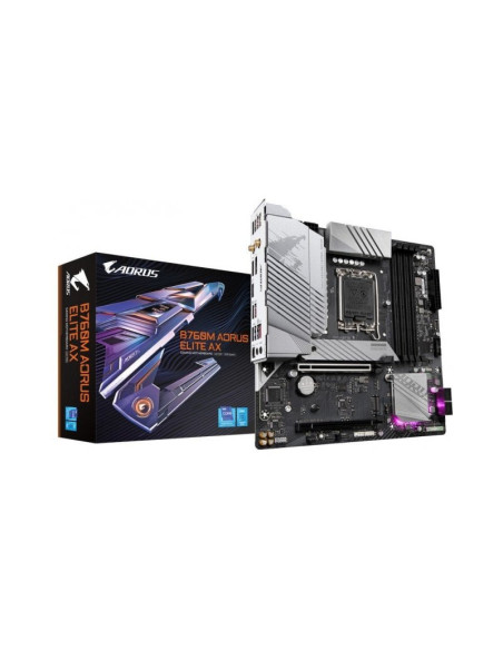 Placa Base Gigabyte B760M AORUS Elite AX Micro-ATX Intel Socket 1700