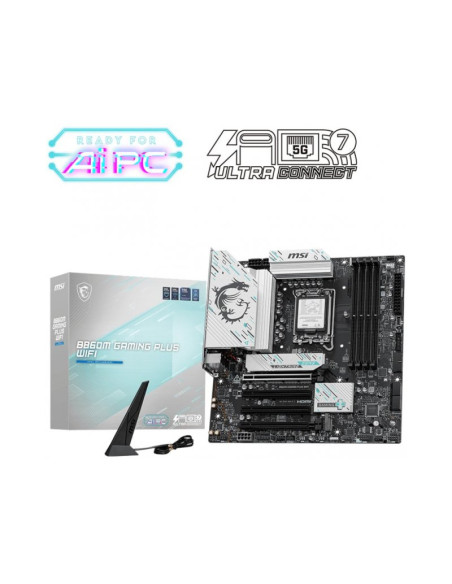 Placa Base MSI B860M Gaming Plus WiFi Micro-ATX Intel Socket 1851