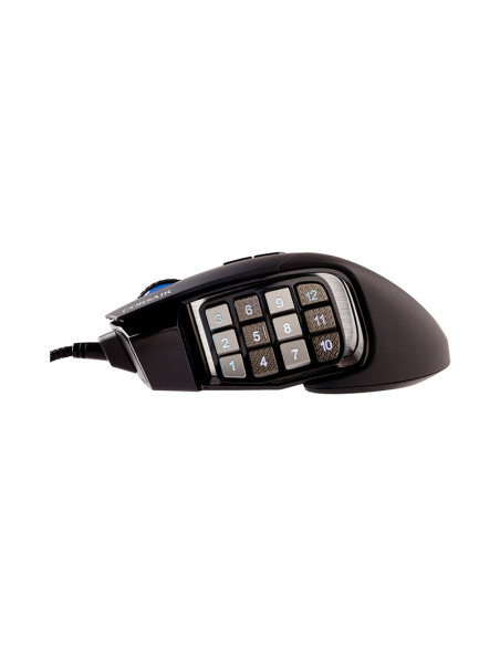 Corsair Scimitar RGB Elite Negro Raton gaming 18000dpi