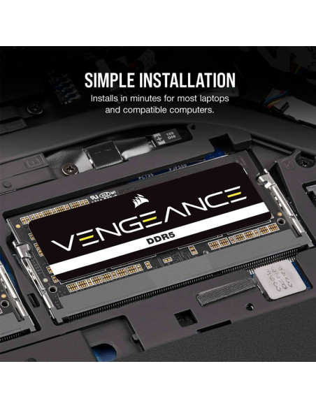Corsair Vengeance 16GB DDR5 5200MHz CL44 SODIMM