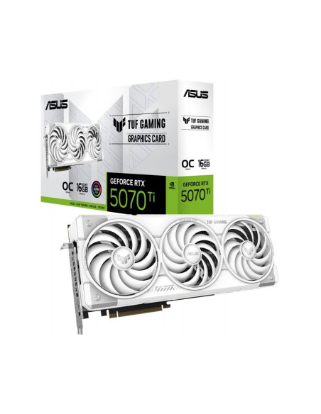 Asus TUF Gaming RTX 5070 Ti White OC Edition 16GB GDDR7 DLSS4