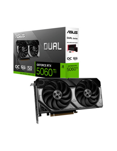 Asus Dual GeForce RTX 5060 Ti OC Edition 16GB GDDR7 DLSS4