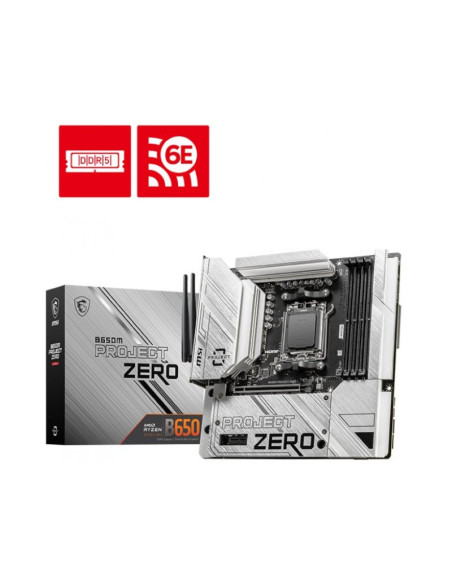 Placa Base MSI B650M Project Zero Micro-ATX AMD Socket AM5