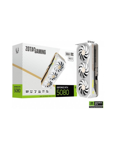 Zotac Gaming GeForce RTX 5080 Solid OC White Edition 16GB GDDR7 DLSS4