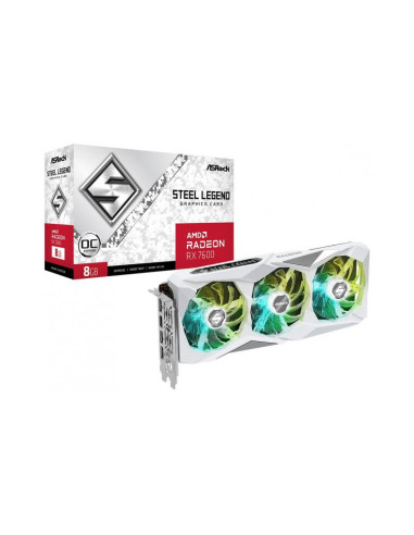 Asrock RX 7600 Steel Legend OC 8GB GDDR6