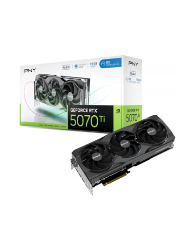 PNY GeForce RTX 5070 Ti Plus OC 16GB GDDR7 DLSS4