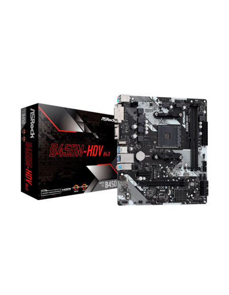 ASRock B450M-HDV R4.0 Micro-ATX AMD Socket AM4