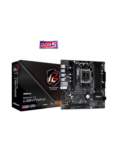AsRock B650M PG Lightning Micro-ATX AMD Socket AM5