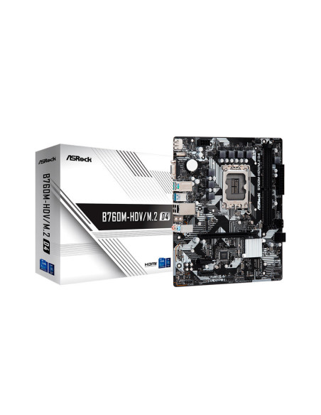 ASRock B760M-HDVM.2 D4 Micro-ATX Intel Socket 1700