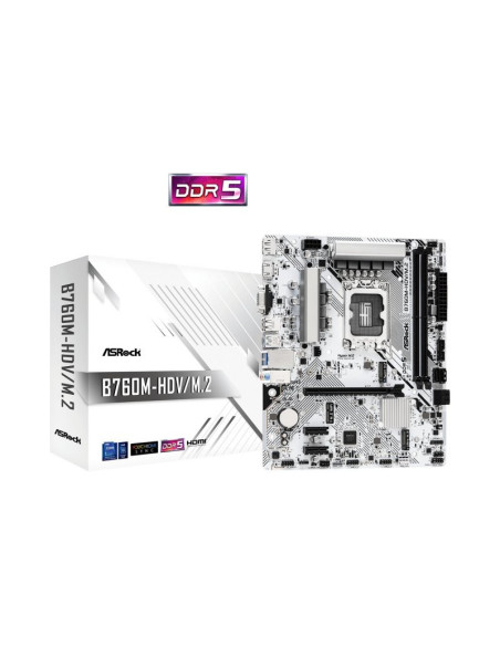 Asrock B760M-HDVM.2 Micro-ATX Intel Socket 1700