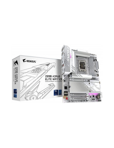 Placa Base Gigabyte Z890 AORUS Elite WIFI7 ICE ATX Intel Socket 1851