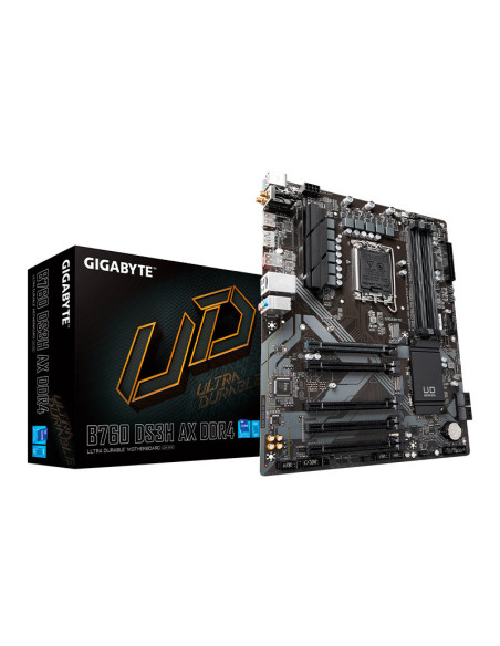 Placa Base Gigabyte B760 DS3H AX DDR4 ATX Intel Socket 1700