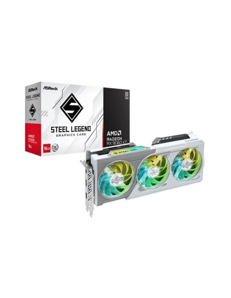 ASRock Radeon RX 9060 XT Steel Legend OC 16GB GDDR6