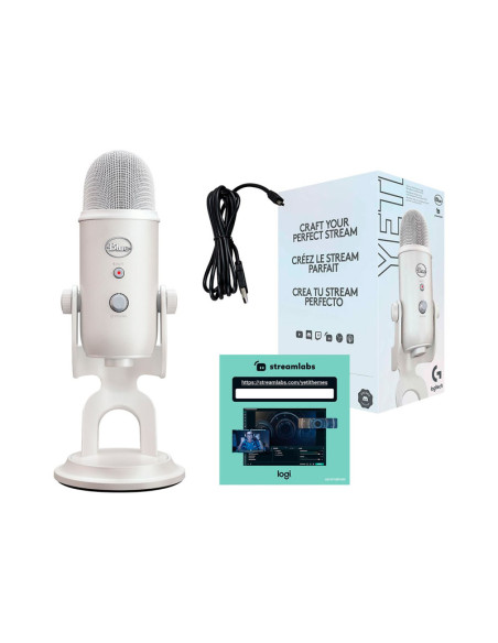 Logitech Yeti Colección Aurora Blanco