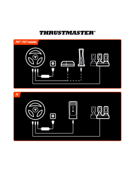 Thrustmaster T598 Volante + Pedales - Tienda Gaming