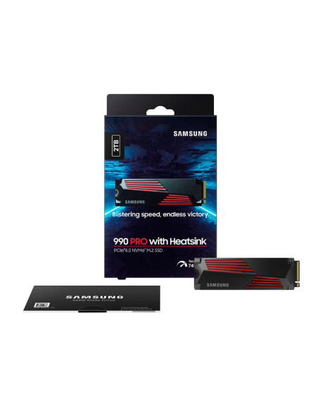 Disco Duro Samsung 990 Pro 2TB PCIe 4.0 con disipador