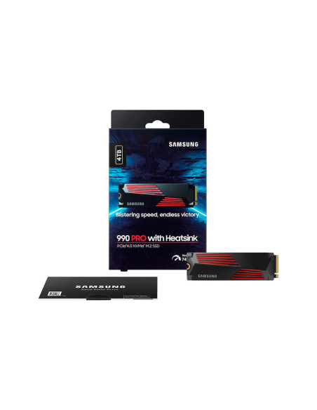 Disco Duro Samsung 990 Pro 4TB PCIe 4.0 con disipador