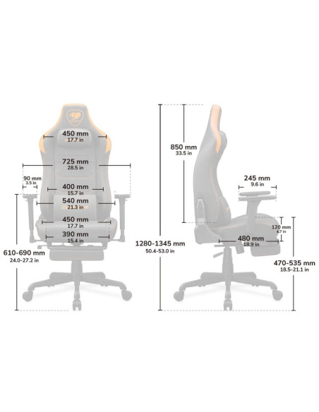 Cougar Armor Evo S Silla