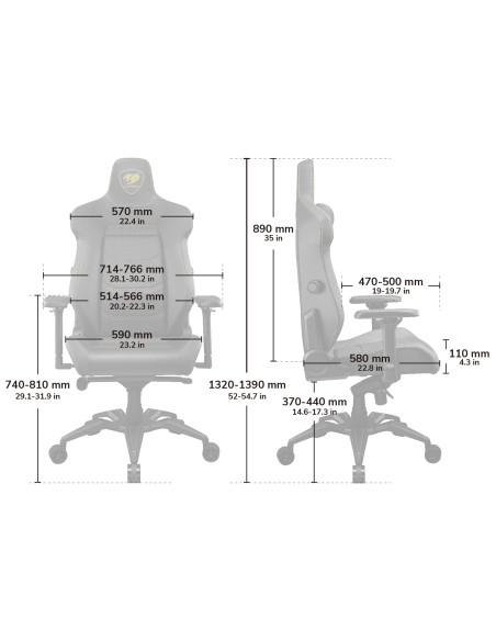 Cougar Armor Evo Silla Gaming