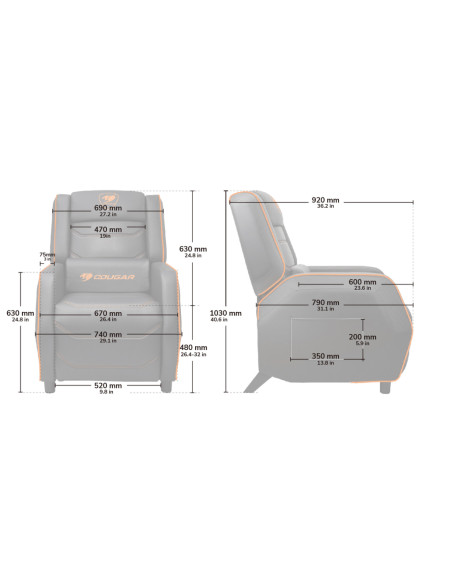 Cougar Ranger S Sillón Gaming