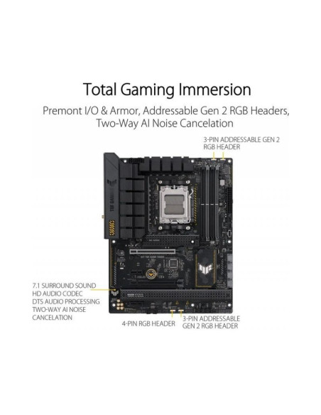 Placa Base Asus TUF Gaming B650-Plus WiFi ATX AMD Socket AM5