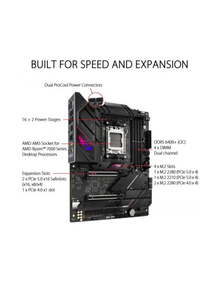 Placa Base Asus ROG Strix B650E-E Gaming WiFi ATX AMD Socket AM5