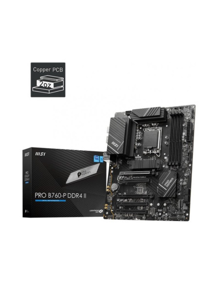 Placa Base MSI Pro B760-P DDR4 II ATX Intel Socket 1700