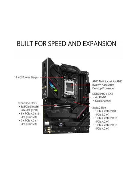 Placa Base Asus ROG Strix B650E-F Gaming WiFi ATX AMD Socket AM5