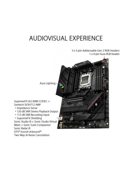 Placa Base Asus ROG Strix B650E-F Gaming WiFi ATX AMD Socket AM5