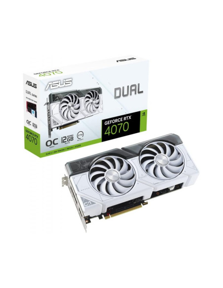 Asus Dual GeForce RTX 4070 EVO White OC Edition 12GB GDDR6X DLSS3
