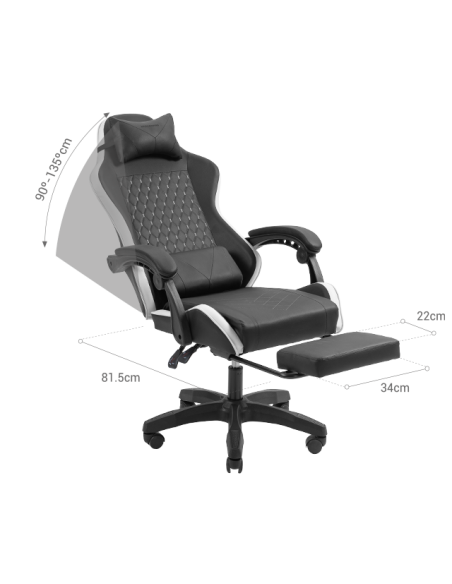 Mars Gaming MGC-X Téxtil Negro Silla