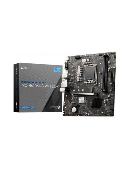 MSI Pro H610M-G DDR4 WiFi Micro-ATX Intel Socket 1700