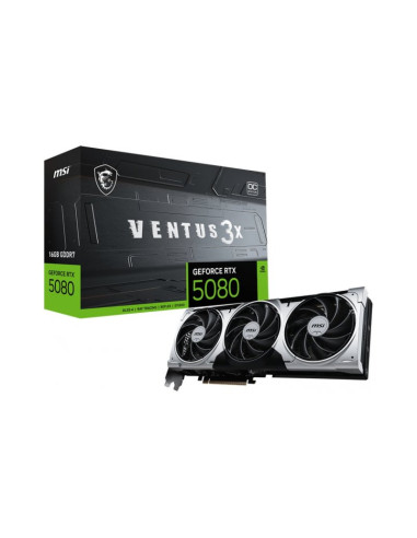MSI GeForce RTX 5080 Ventus 3X OC Plus 16GB GDDR7 DLSS4