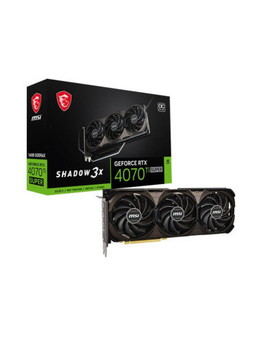 MSI GeForce RTX 4070 Ti Super Shadow 3X OC 16GB GDDR6X