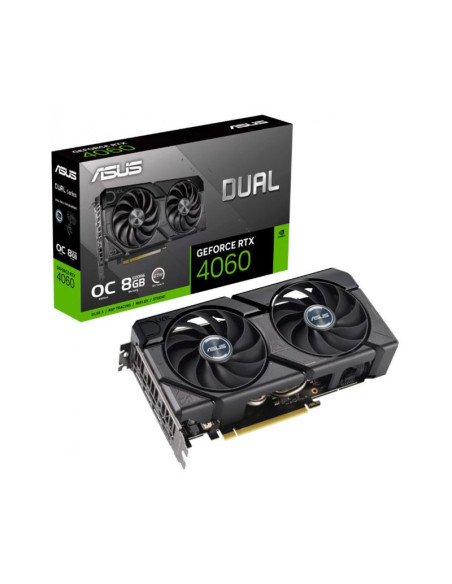 Tarjeta Gráfica Asus Dual GeForce RTX 4060 EVO OC Edition 8GB GDDR6 DLSS3