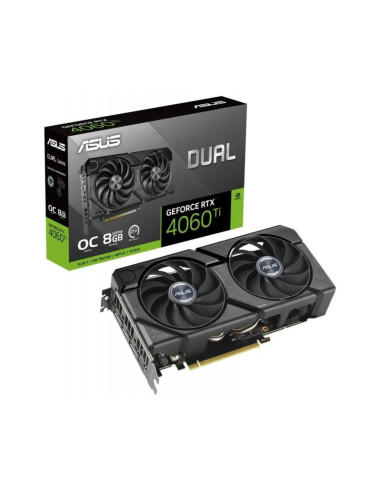 Tarjeta Gráfica Asus Dual GeForce RTX 4060 Ti EVO OC Edition 8GB GDDR6 DLSS3