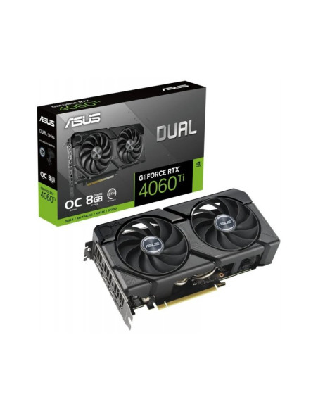 Tarjeta Gráfica Asus Dual GeForce RTX 4060 Ti EVO OC Edition 8GB GDDR6 DLSS3