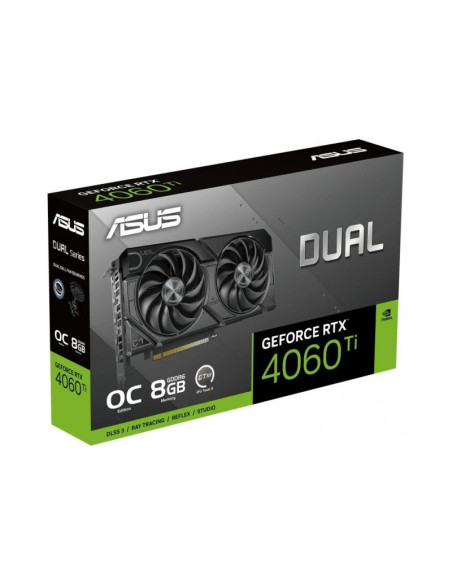 Tarjeta Gráfica Asus Dual GeForce RTX 4060 Ti EVO OC Edition 8GB GDDR6 DLSS3
