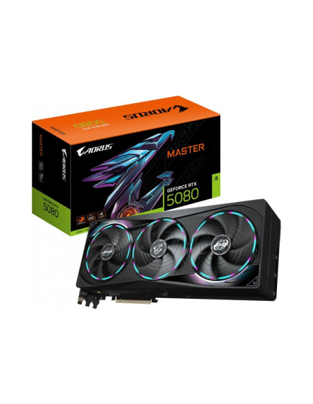 Gigabyte AORUS GeForce RTX 5080 Master 16GB GDDR7 DLSS4