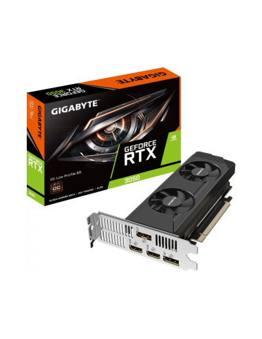 Tarjeta Gráfica Gigabyte GeForce RTX 3050 OC Low Profile 6GB GDDR6