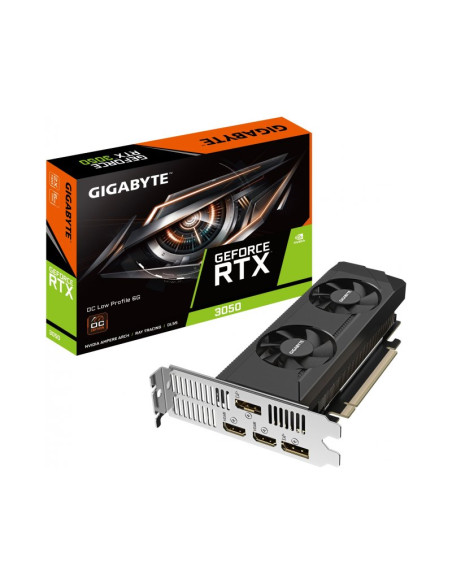 Tarjeta Gráfica Gigabyte GeForce RTX 3050 OC Low Profile 6GB GDDR6