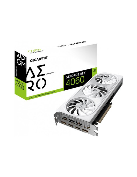 Tarjeta Gráfica Gigabyte GeForce RTX 4060 Aero OC 8GB DLSS3