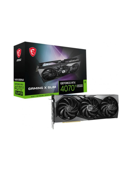 MSI GeForce RTX 4070 Ti Super Gaming X Slim 16GB GDDR6X DLSS3