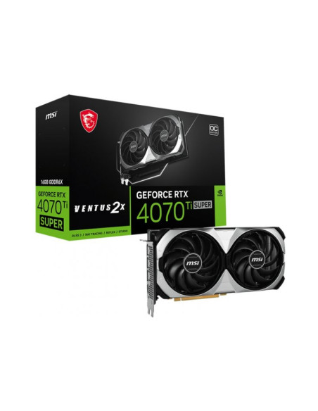 MSI GeForce RTX 4070 Ti Super Ventus 2X OC 16GB GDDR6X DLSS3