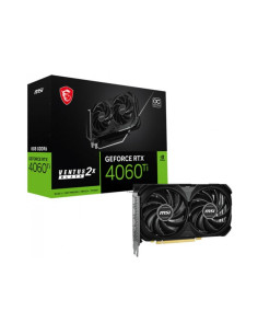 Tarjeta Gráfica MSI GeForce RTX 4060 Ti Ventus 2X Black 8GB OC DLSS3