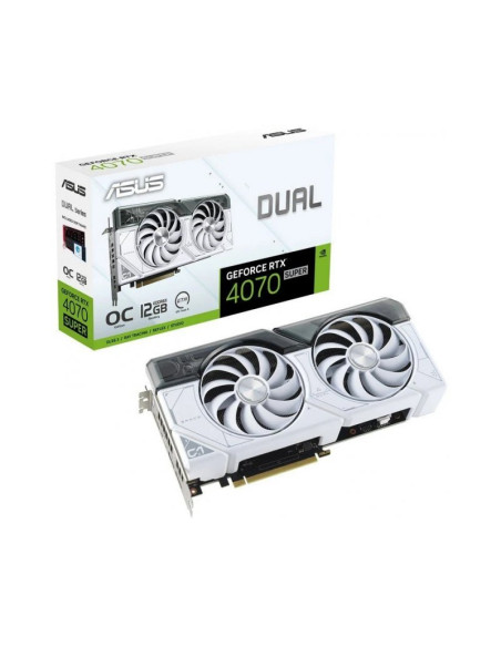 Asus Dual GeForce RTX 4070 Super White OC Edition 12GB GDDR6X DLSS3
