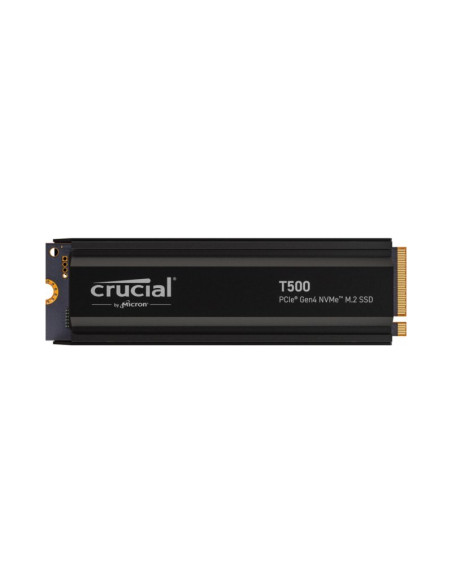 Disco Duro Crucial T500 2TB PCIe 4.0 con disipador