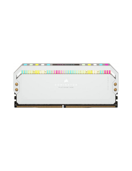 Memoria RAM Corsair Dominator Platinum RGB 64GB (2x32GB) DDR5 5600MHz CL34 Blanca